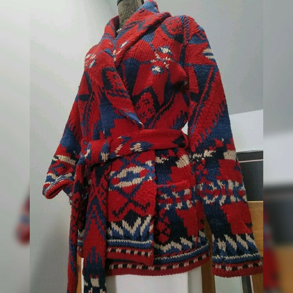 ☆SOLD☆ Ralph Lauren Shawl Collar Cardigan Sweater - Picture 5 of 8